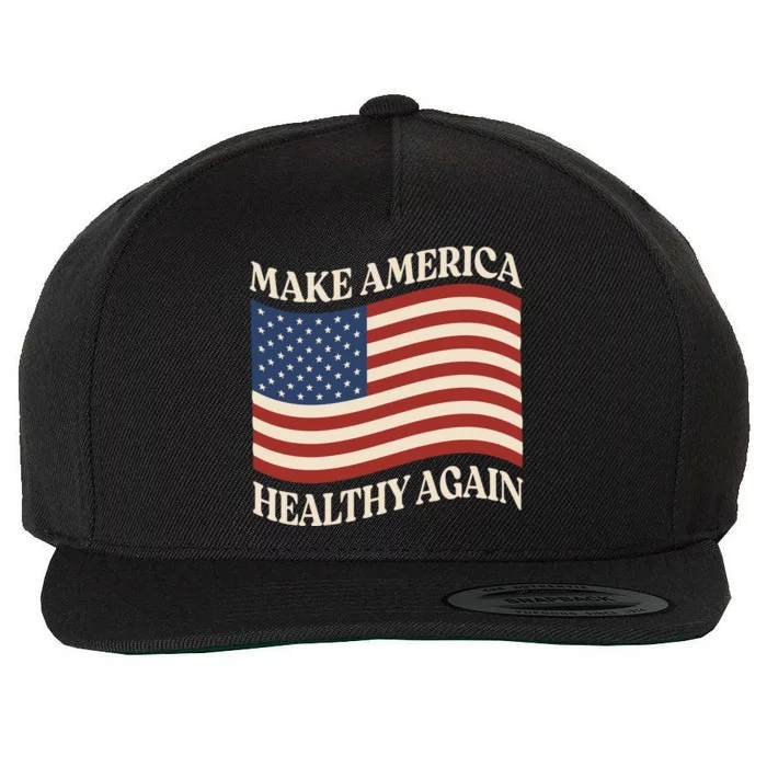 Make America Healthy Again Wool Snapback Cap