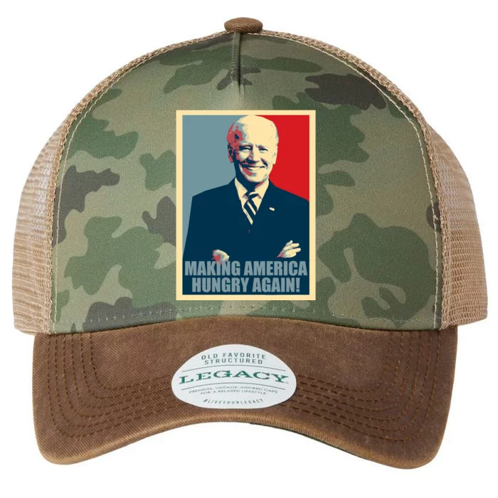 Making America Hungry Again Anti Joe Biden Legacy Tie Dye Trucker Hat