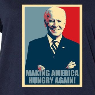 Making America Hungry Again Anti Joe Biden Women's V-Neck Plus Size T-Shirt