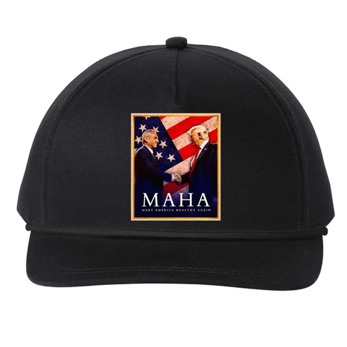 Make America Healthy Maha Snapback Five-Panel Rope Hat