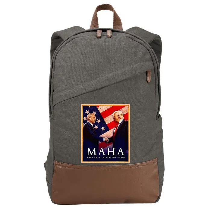 Make America Healthy Maha Cotton Canvas Backpack