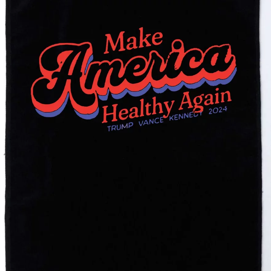 Make America Healthy Again President Trump Platinum Collection Golf Towel