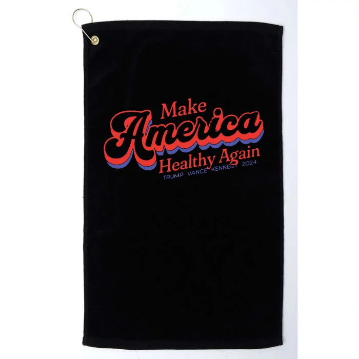 Make America Healthy Again President Trump Platinum Collection Golf Towel