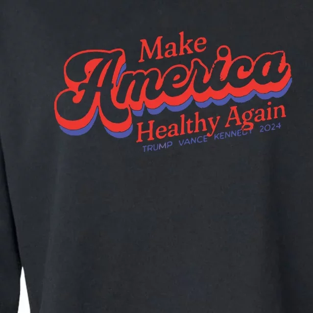 Make America Healthy Again President Trump Cropped Pullover Crew