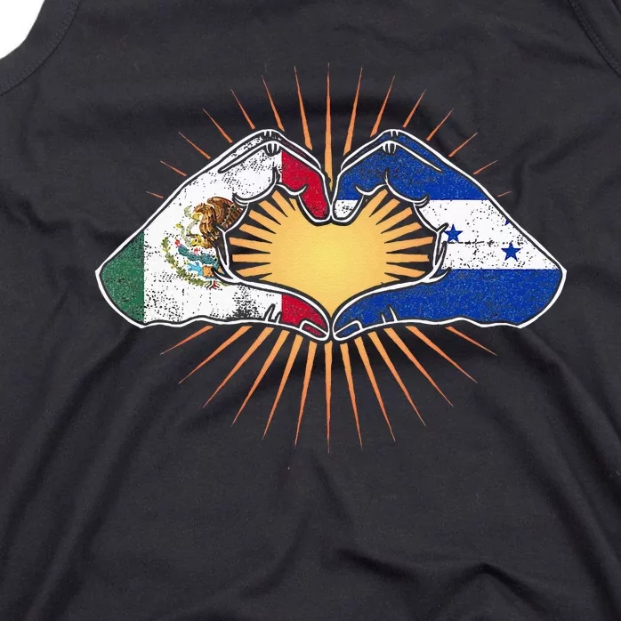 Mexico And Honduras. Heart Hands Tank Top