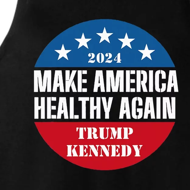 Make America Healthy Again Trump Kennedy 2024 Ladies Tri-Blend Wicking Tank