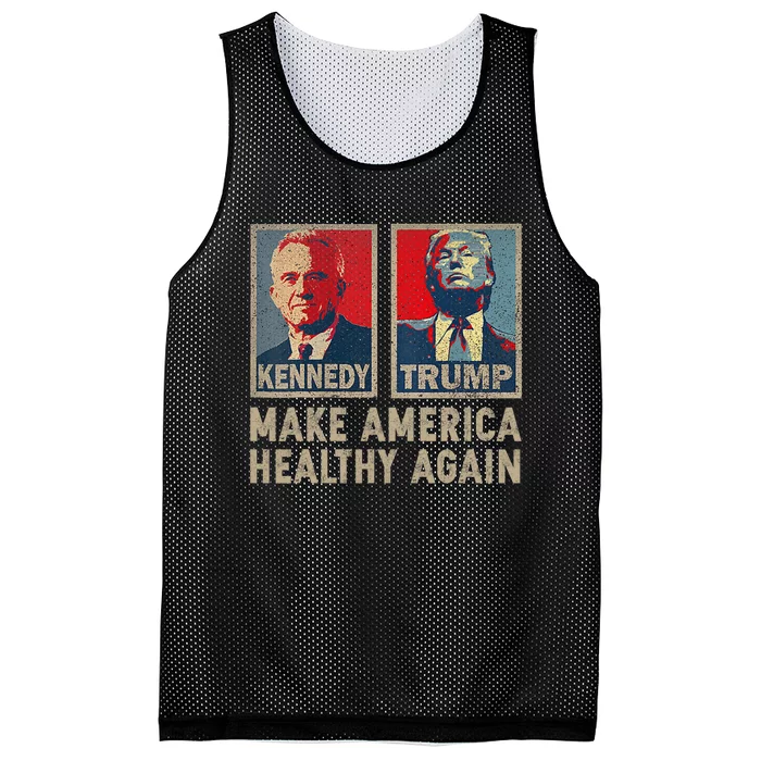 Make America Healthy Again Trump Kennedy 2024 Mesh Reversible Basketball Jersey Tank