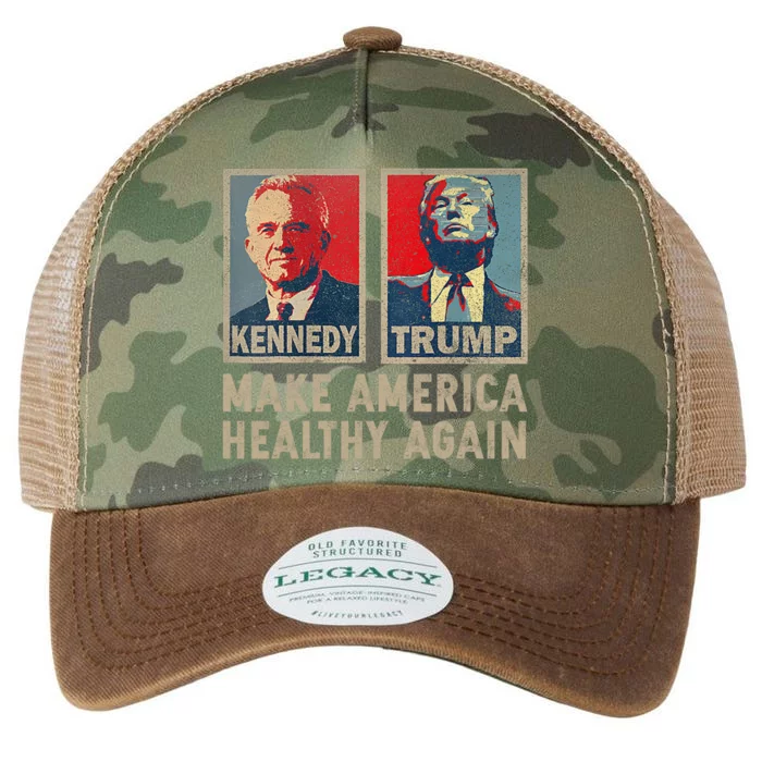 Make America Healthy Again Trump Kennedy 2024 Legacy Tie Dye Trucker Hat