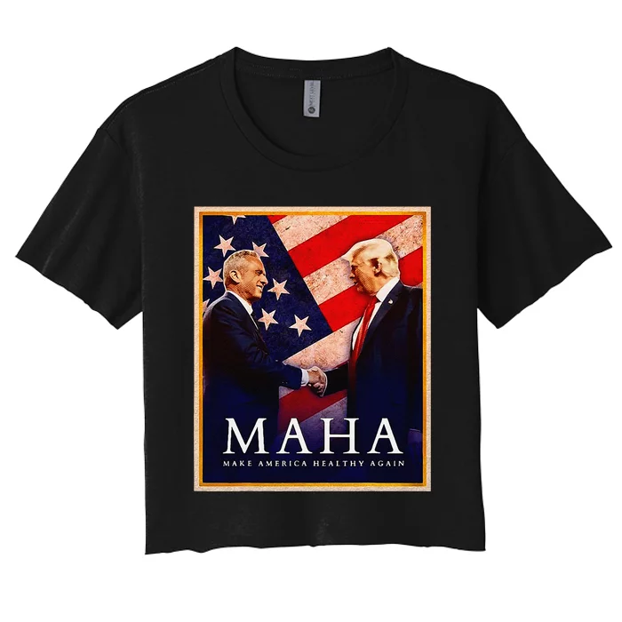 Make America Healthy Maha Gift Women's Crop Top Tee