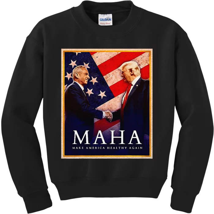 Make America Healthy Maha Gift Kids Sweatshirt