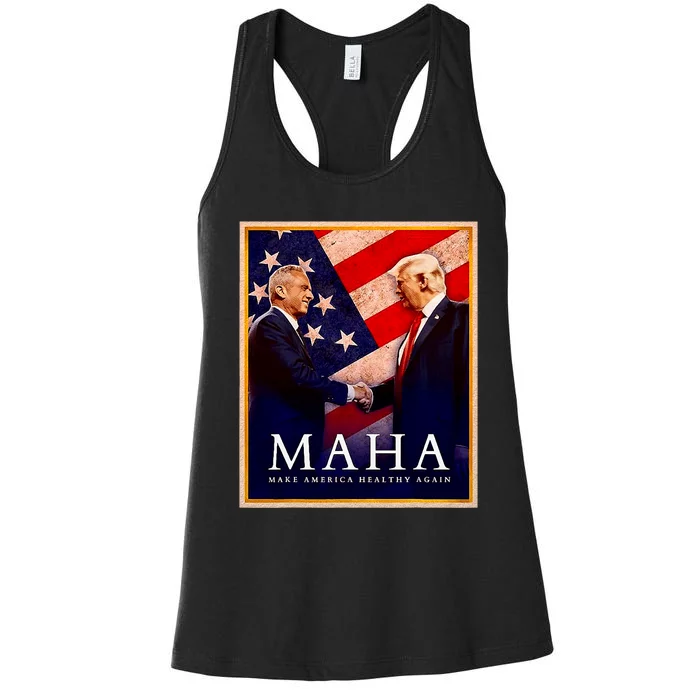 Make America Healthy Maha Women's Racerback Tank