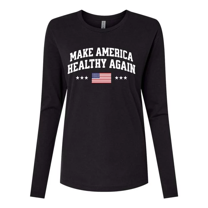 Make America Healthy Again Maha Womens Cotton Relaxed Long Sleeve T-Shirt