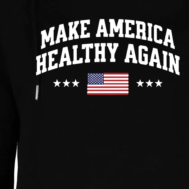 Make America Healthy Again Maha Womens Funnel Neck Pullover Hood