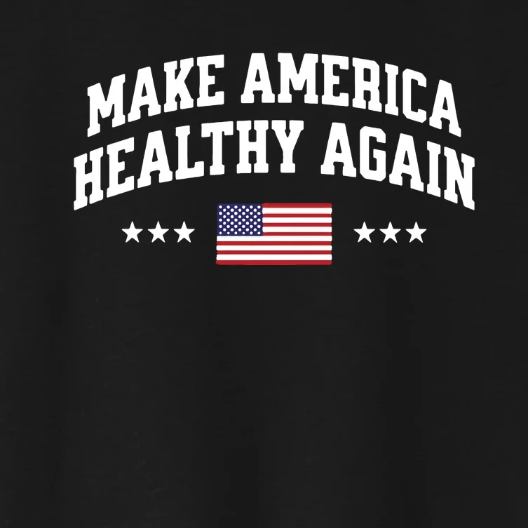 Make America Healthy Again Maha Women's Crop Top Tee