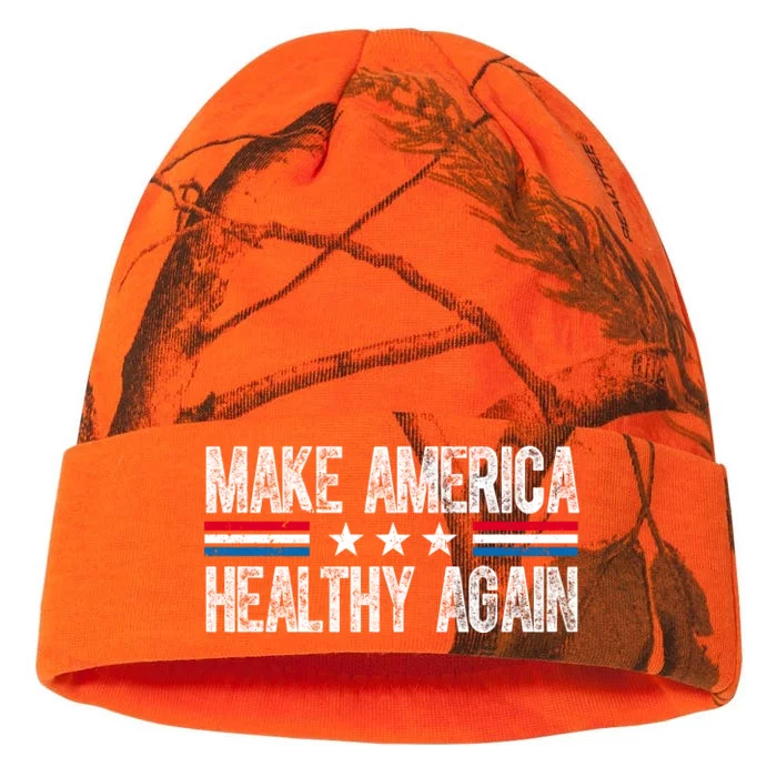 Make America Healthy Again Trump Kennedy Vintage Kati - 12in Camo Beanie