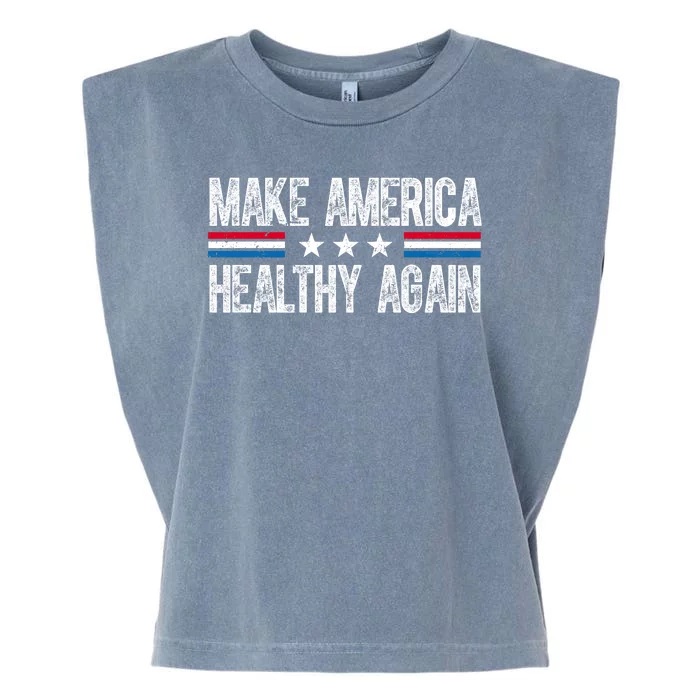 Make America Healthy Again Trump Kennedy Vintage Garment-Dyed Women's Muscle Tee