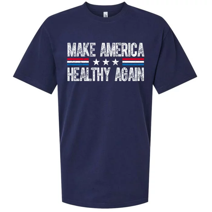 Make America Healthy Again Trump Kennedy Vintage Sueded Cloud Jersey T-Shirt