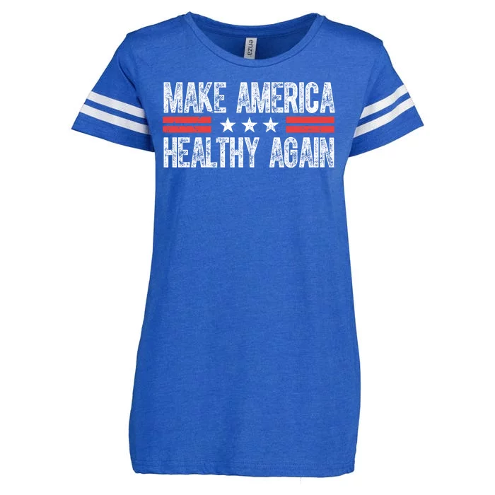 Make America Healthy Again Pro Trump Vintage Election Enza Ladies Jersey Football T-Shirt