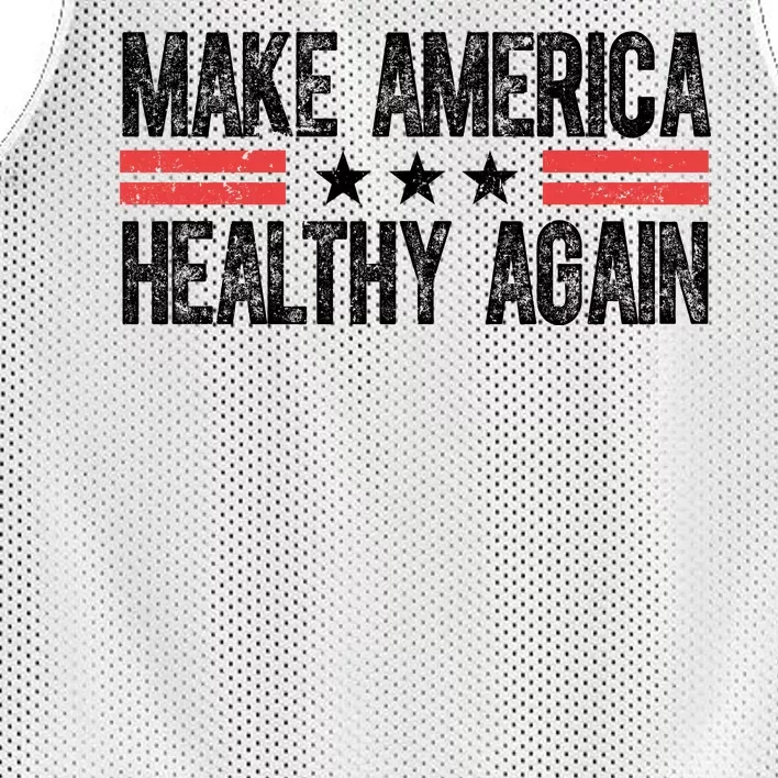 Make America Healthy Again Pro Trump Vintage Election Mesh Reversible Basketball Jersey Tank