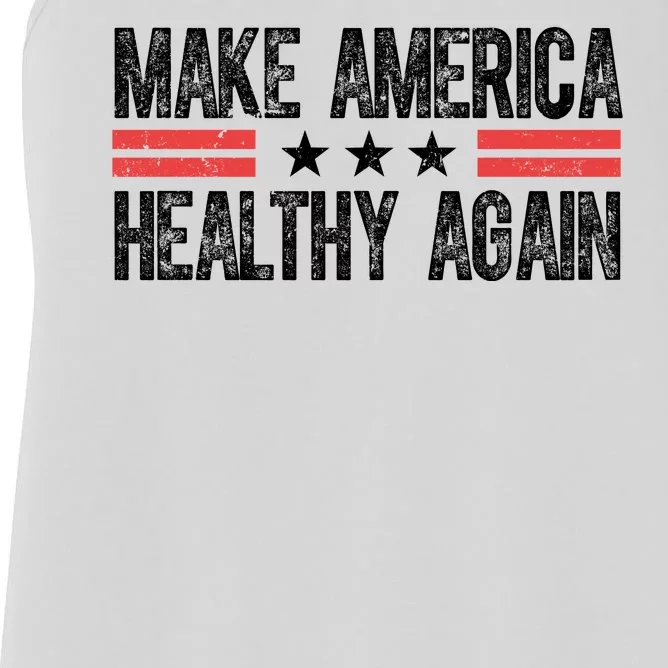 Make America Healthy Again Pro Trump Vintage Election Women's Racerback Tank