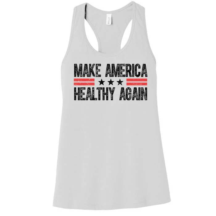 Make America Healthy Again Pro Trump Vintage Election Women's Racerback Tank