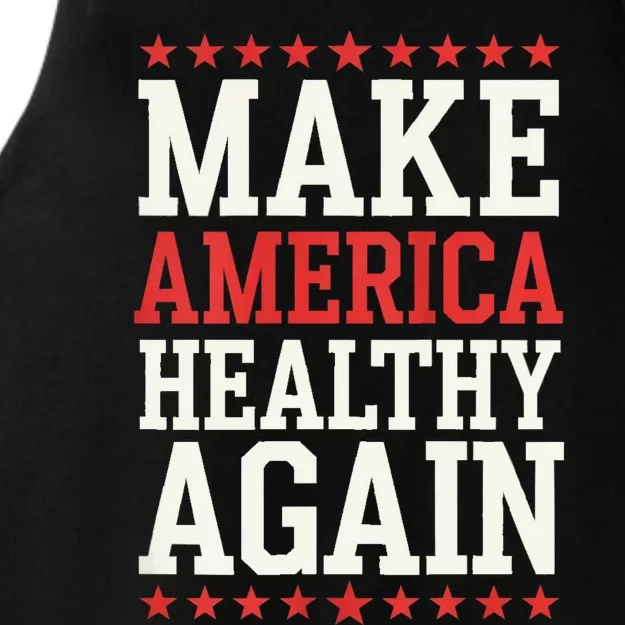 Make America Healthy Again Ladies Tri-Blend Wicking Tank