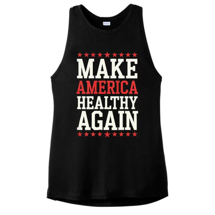 Make America Healthy Again Ladies Tri-Blend Wicking Tank