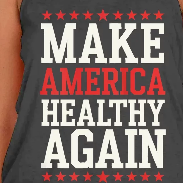 Make America Healthy Again Women's Knotted Racerback Tank