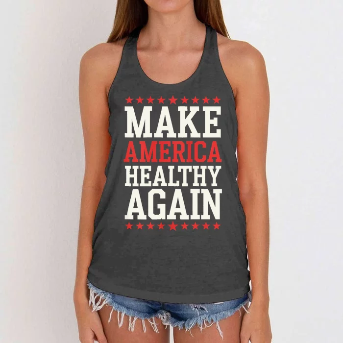 Make America Healthy Again Women's Knotted Racerback Tank