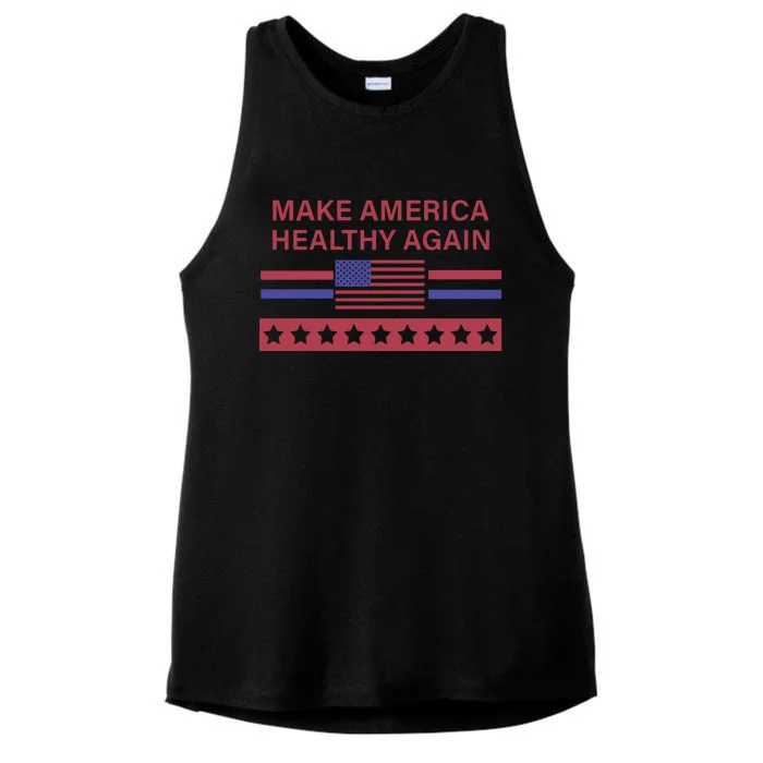 Make America Healthy Again Ladies Tri-Blend Wicking Tank