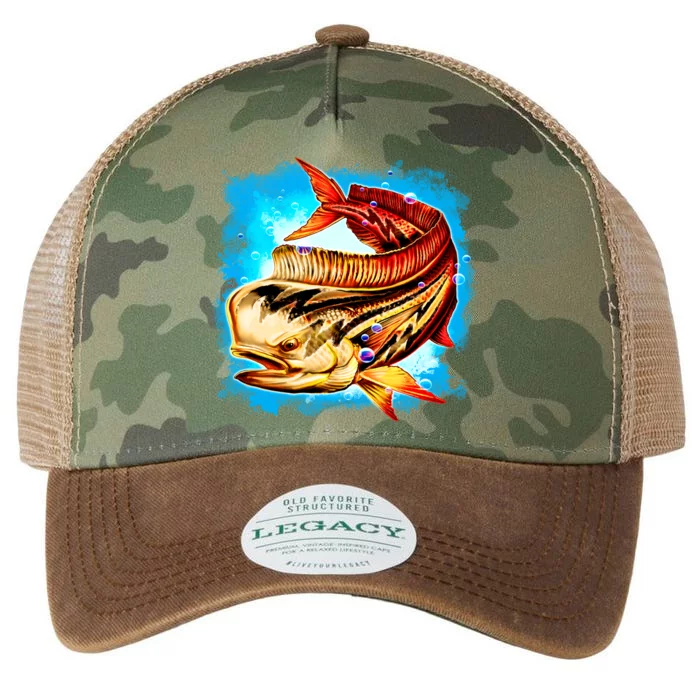 Mahi Hot Rod Fish Legacy Tie Dye Trucker Hat