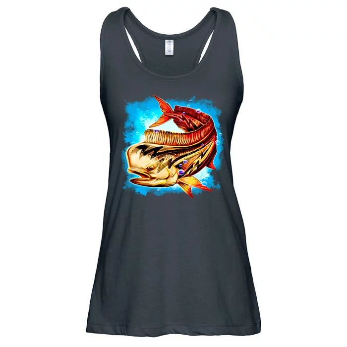 Mahi Hot Rod Fish Ladies Essential Flowy Tank