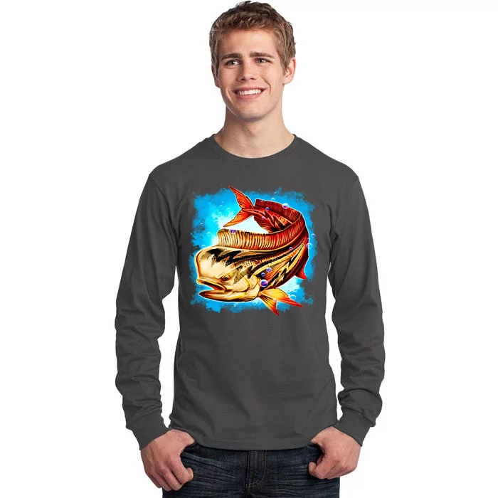 Mahi Hot Rod Fish Tall Long Sleeve T-Shirt