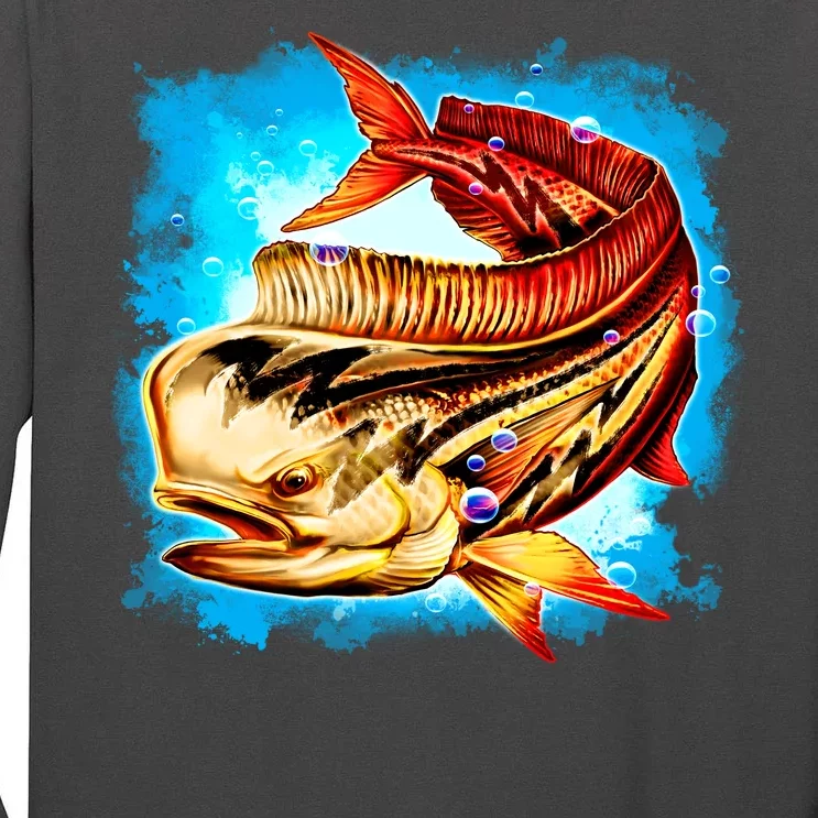 Mahi Hot Rod Fish Tall Long Sleeve T-Shirt