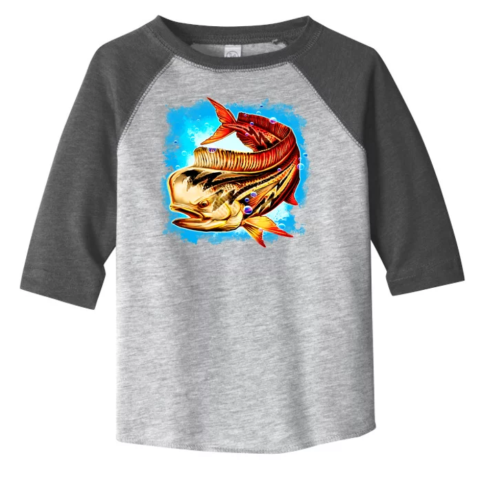 Mahi Hot Rod Fish Toddler Fine Jersey T-Shirt