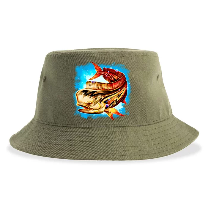 Mahi Hot Rod Fish Sustainable Bucket Hat