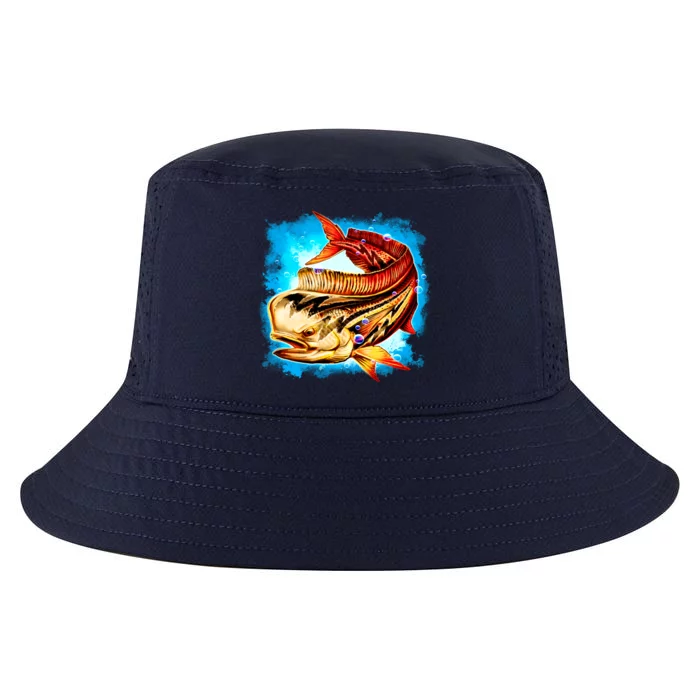 Mahi Hot Rod Fish Cool Comfort Performance Bucket Hat