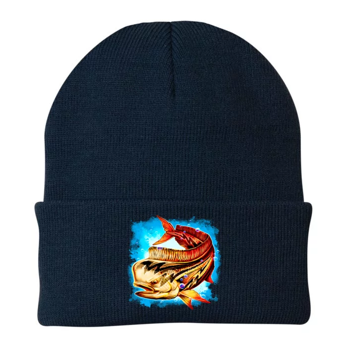 Mahi Hot Rod Fish Knit Cap Winter Beanie