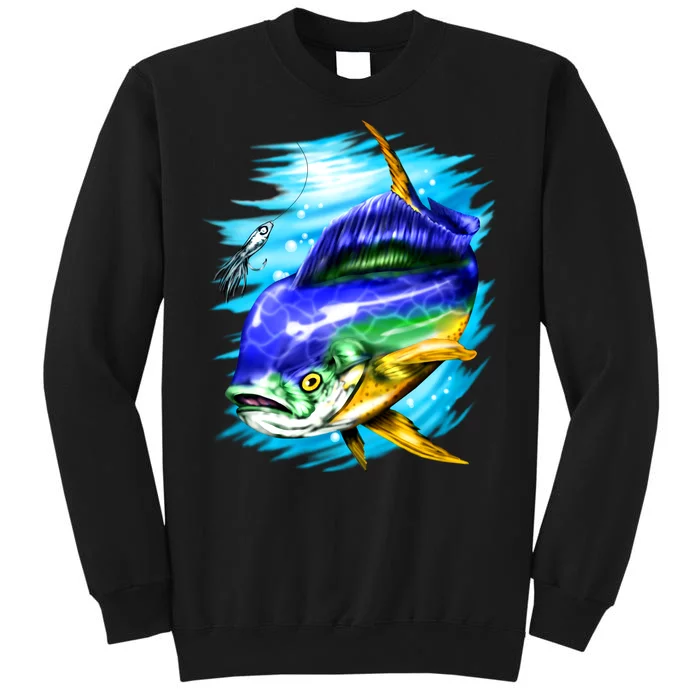 Mahi Mahi Fish Tall Sweatshirt