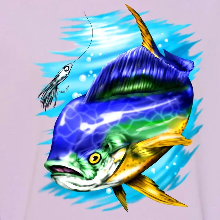 Mahi Mahi Fish Garment-Dyed Sweatshirt