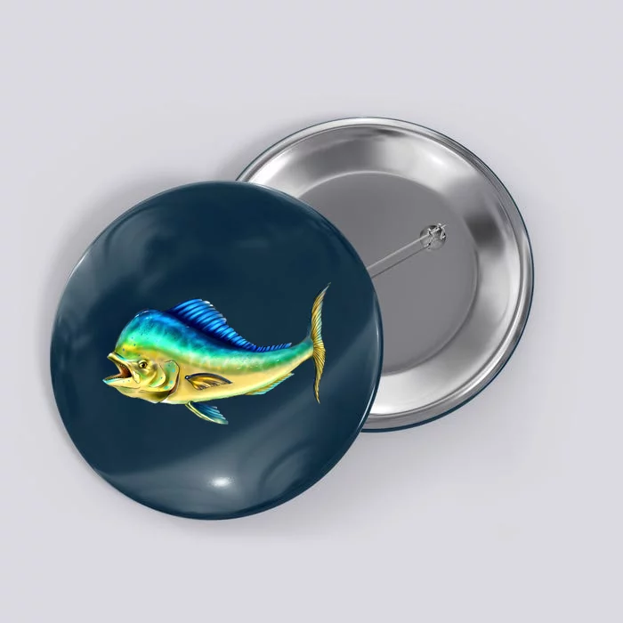 Mahi Mahi Side View Button