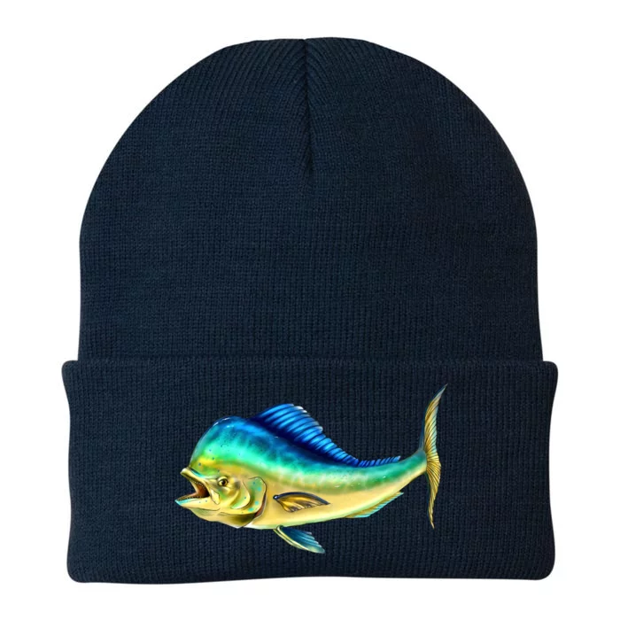 Mahi Mahi Side View Knit Cap Winter Beanie