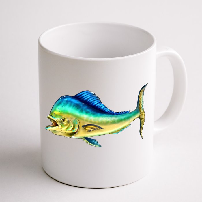 Mahi Mahi Side View Front & Back Coffee Mug