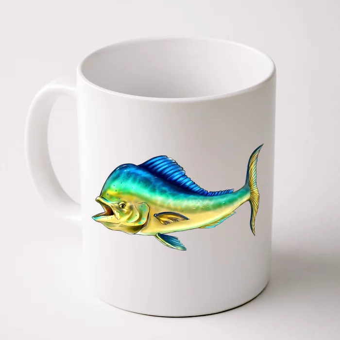 Mahi Mahi Side View Front & Back Coffee Mug