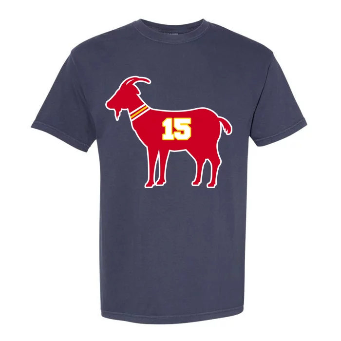 Mahomes Goat G.O.A.T Football Fan Garment-Dyed Heavyweight T-Shirt