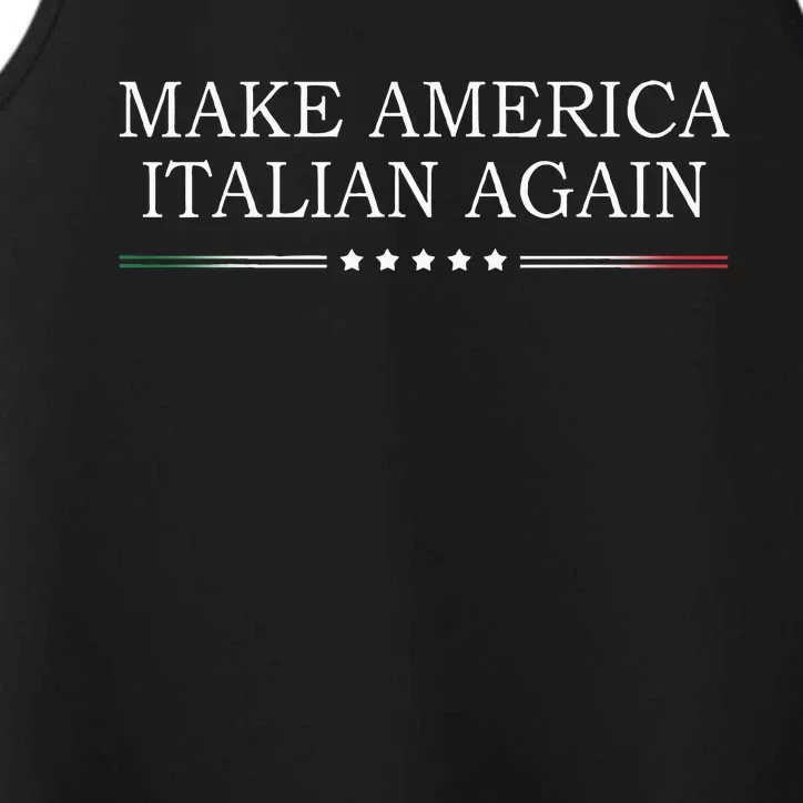 Make America Italian Again Performance Tank