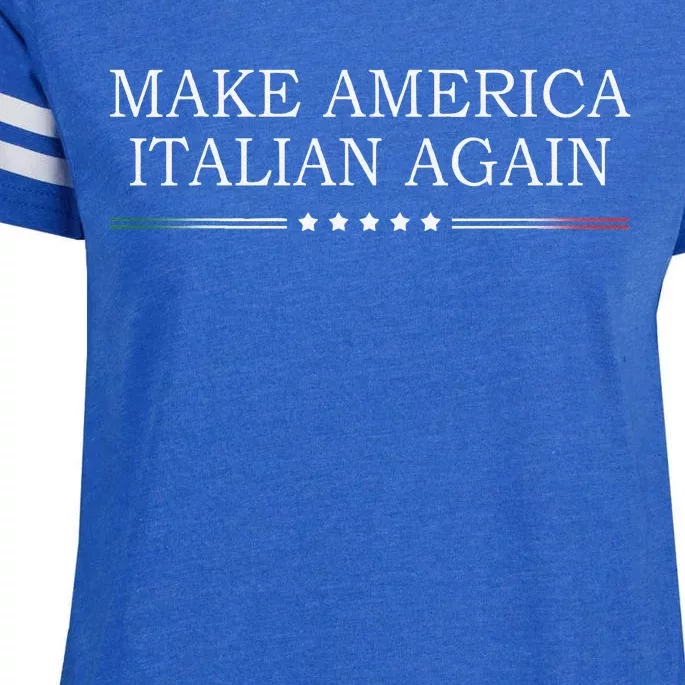 Make America Italian Again Enza Ladies Jersey Football T-Shirt