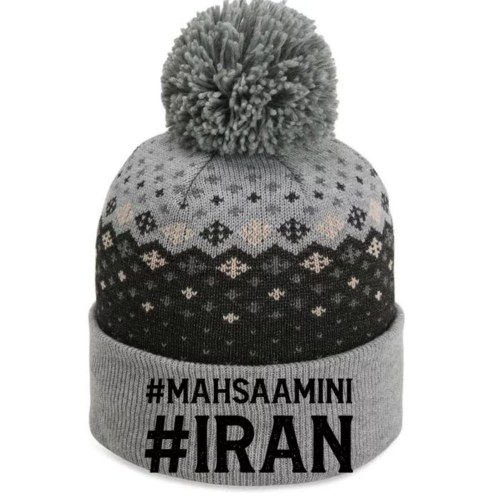 Mahsa Amini Iran Justice The Baniff Cuffed Pom Beanie