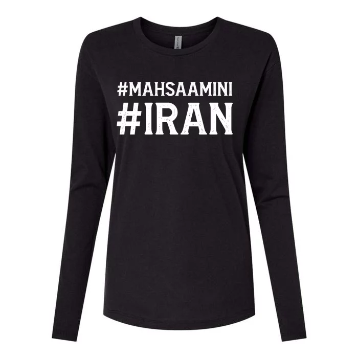 Mahsa Amini Iran Justice Womens Cotton Relaxed Long Sleeve T-Shirt