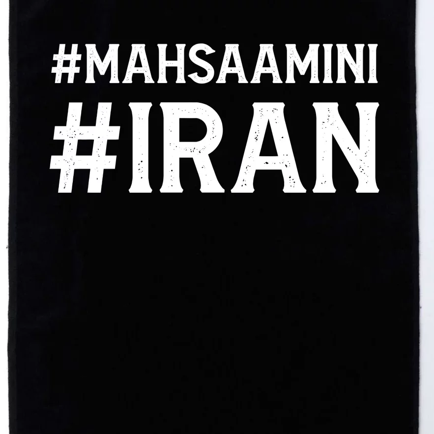 Mahsa Amini Iran Justice Platinum Collection Golf Towel